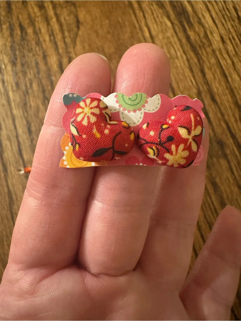 4 Pairs Cute Novelty Stud Earrings Lot – Flowers, Hearts & Crabs